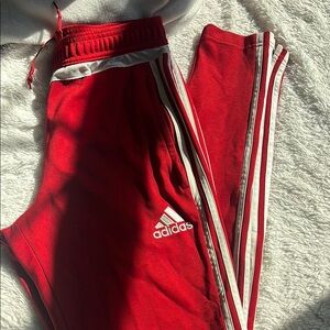Adidas Kids Red Track Pants